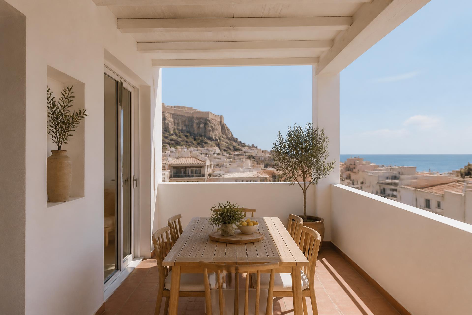 Vivienda mediterránea luminosa con terraza